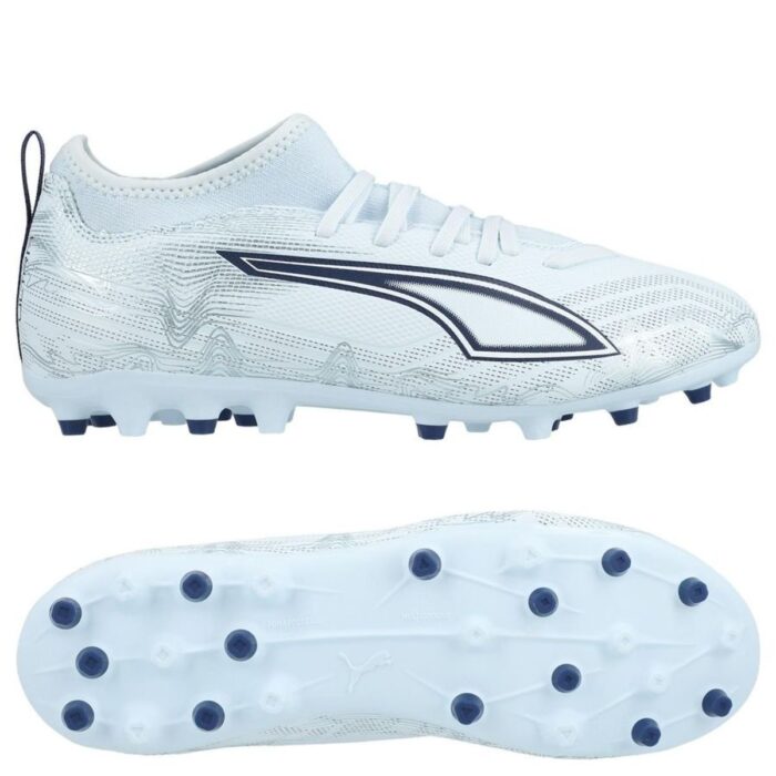PUMA Ultra 6 Match MG Dreamrush - Icy Blue/PUMA White/Blue Jewel Kids