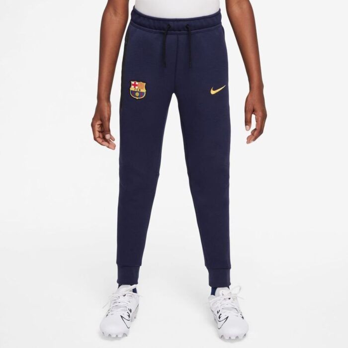 Barcelona Sweatpants NSW Tech Fleece - Imperial Purple/Midwest Gold Kids