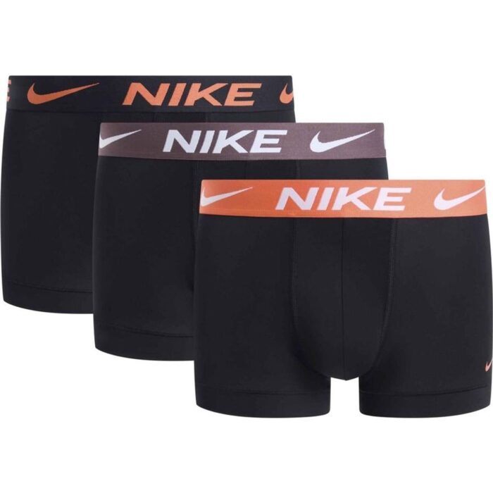 Nike Trunks Essential Micro Dri-FIT 3-Pack - Black/Orange/Purple/Gold