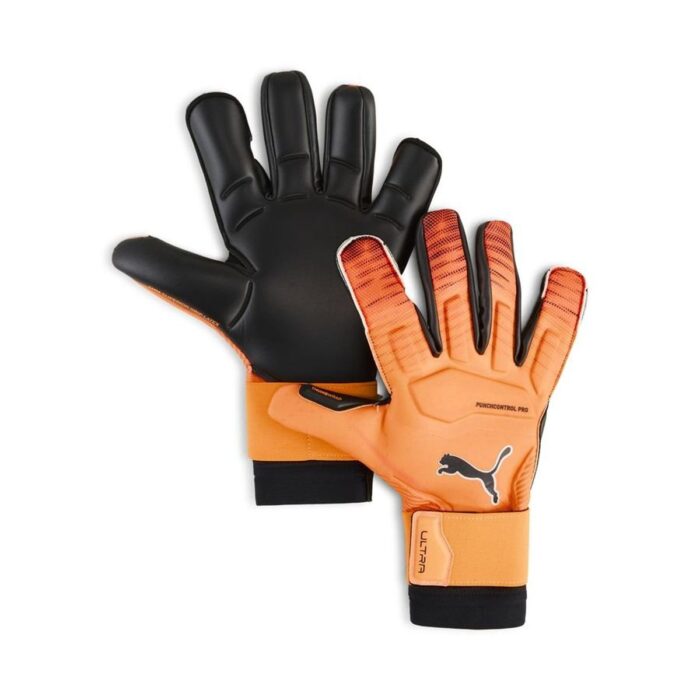 PUMA Goalkeeper Gloves Ultra Ultimate Hybrid Hot Pursuit - Heat Fire/Glowing Red/PUMA Black