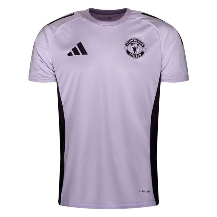 Manchester United Training T-Shirt Tiro 25 - Purple Tint/Aurora Black