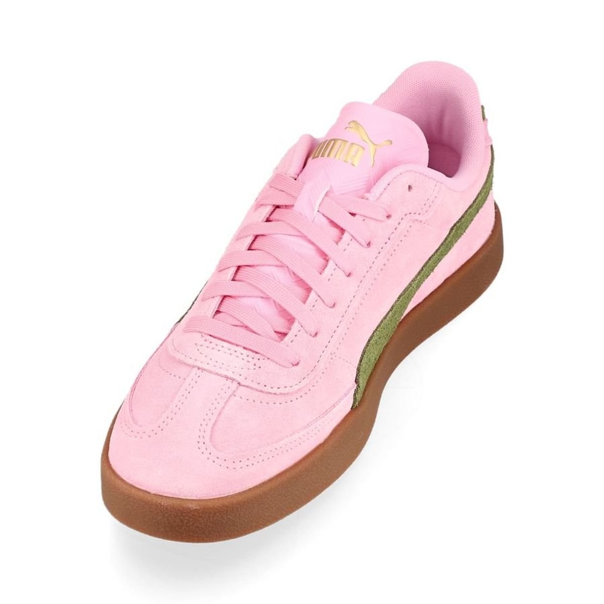 PUMA Club II Era Suede - Pink/Olive Cargo 3 PUMA Club II Era Suede - Pink/Olive Cargo - Image 3