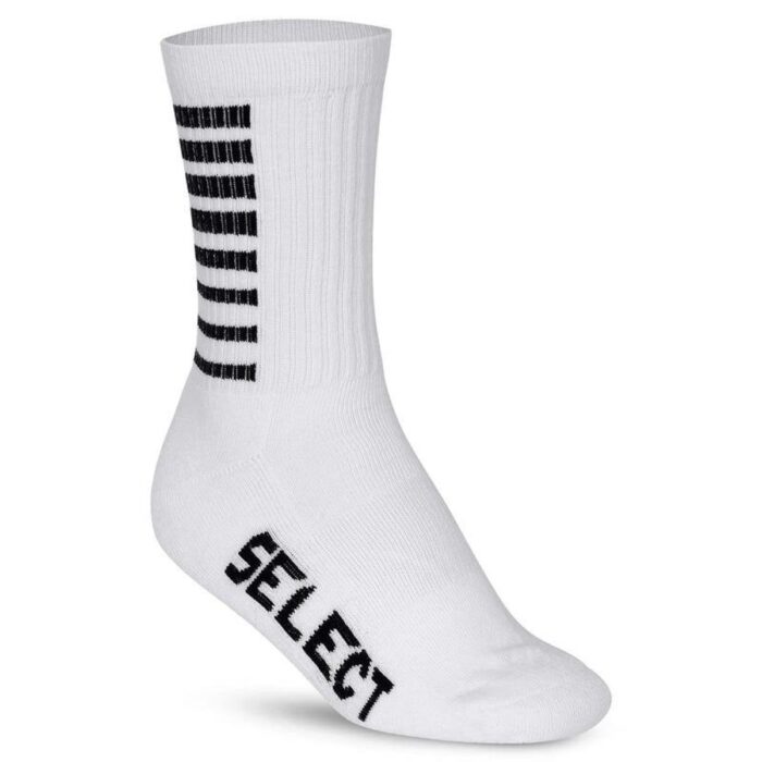 Select Football Socks Striped Short - White
