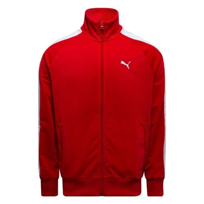 Puma Essentials T7 Track Sweatshirt - Red