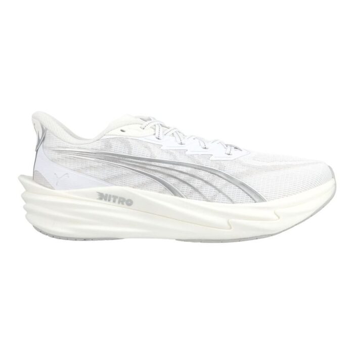 PUMA Running Shoe Deviate Nitro 4 - White/Feather Grey