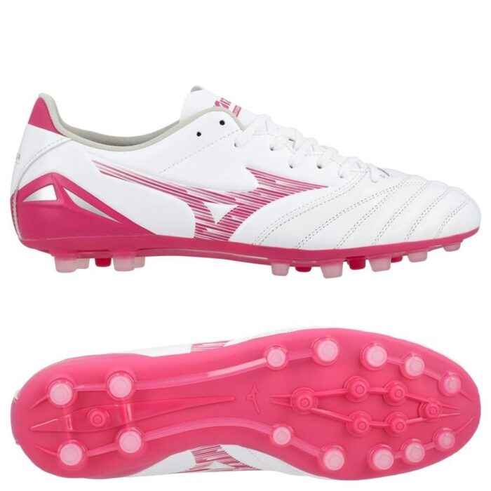 Mizuno Morelia Neo IV Pro AG Blazing Flair - White/Fuchsia Purple