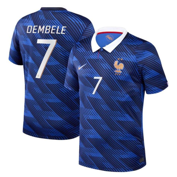 France Home Shirt World Cup 2026 DEMBELE 7