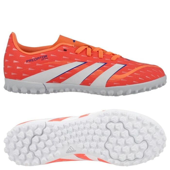 adidas Predator Club TF Coral Blaze - Signal Coral/Footwear White/Beam Orange Kids