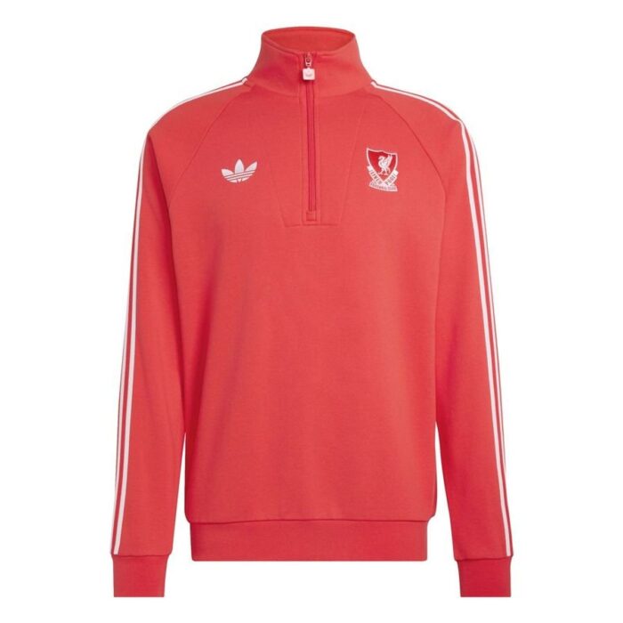 Liverpool Track Top OG Half Zip - Pure Ruby