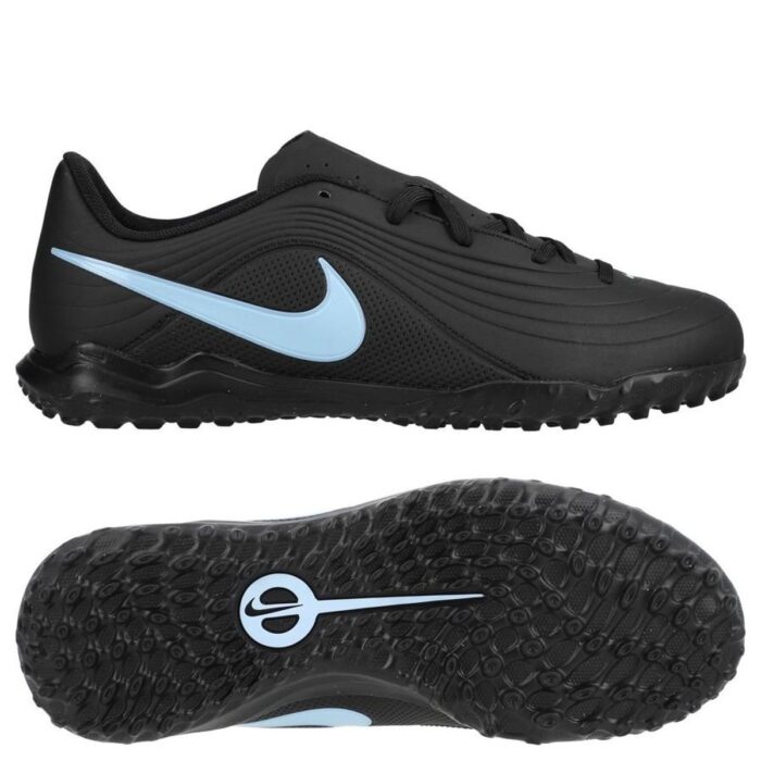 Nike Tiempo Maestro Club TF Shadow - Black/Ice Blue Kids