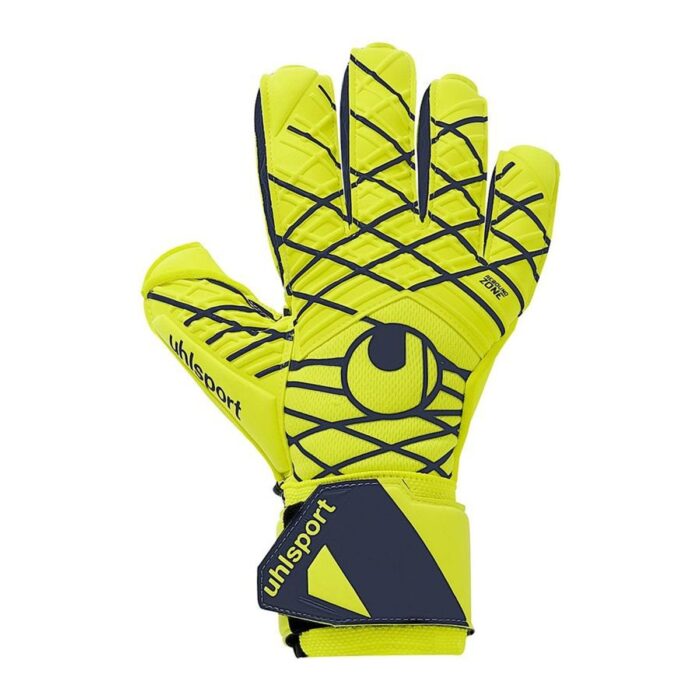 Uhlsport Goalkeeper Gloves Prediction Energy Absolutgrip RC - Fluo Yellow/Navy