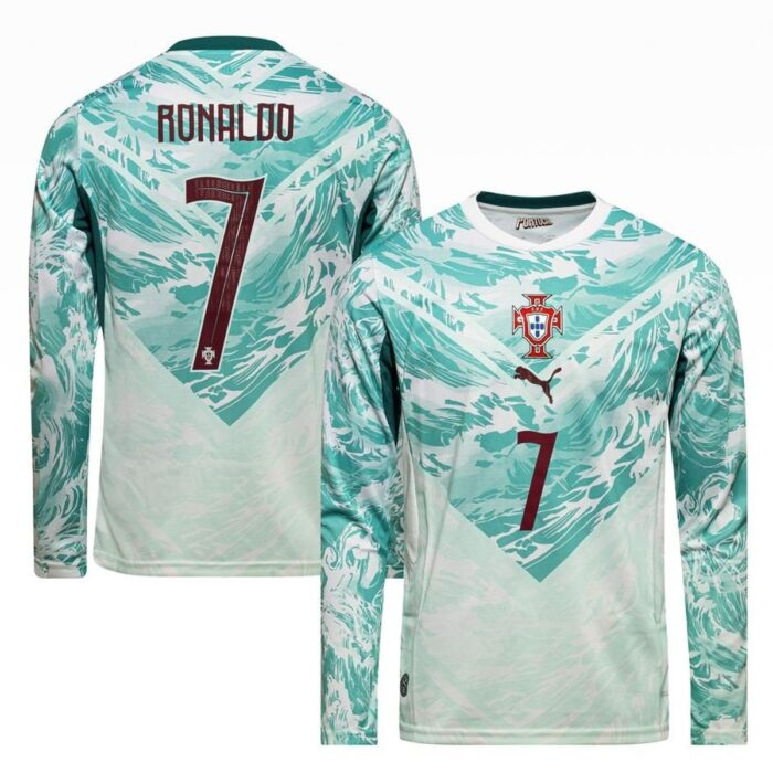 Portugal Away Shirt World Cup 2026 Long Sleeves RONALDO 7