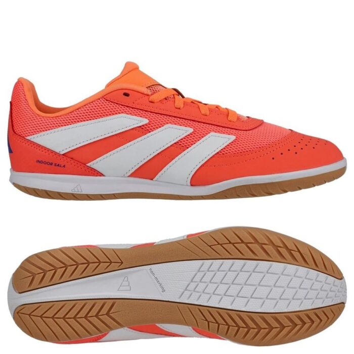 adidas Predator Club Sala IN Coral Blaze - Signal Coral/Footwear White/Beam Orange Kids