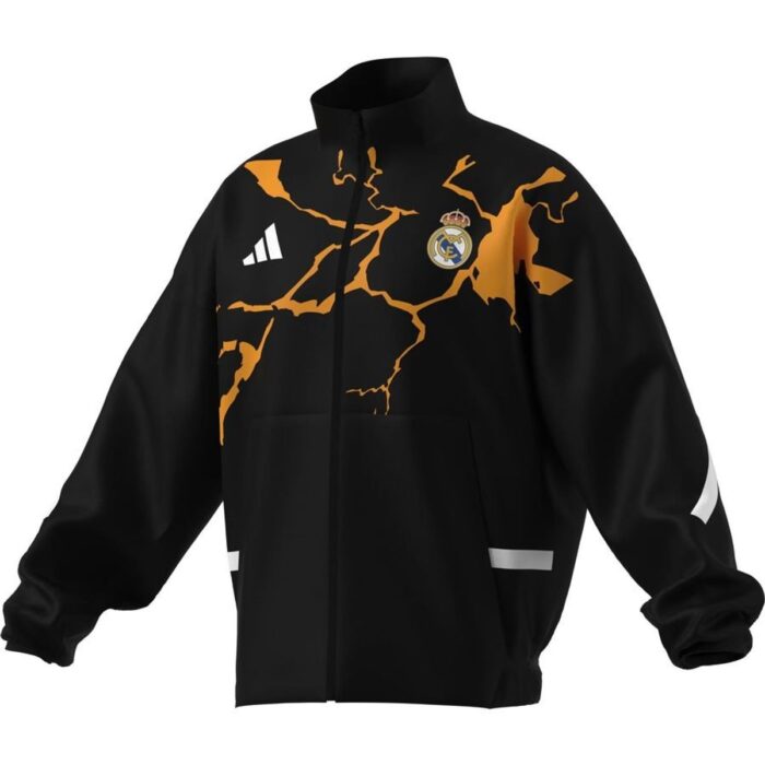 Real Madrid X Marvel Jacket Anthem - Black