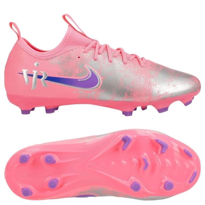 Nike Air Zoom Mercurial Vapor 16 Academy MG Vini Jr. Personal Edition - Sunset Pulse/Old Royal Kids