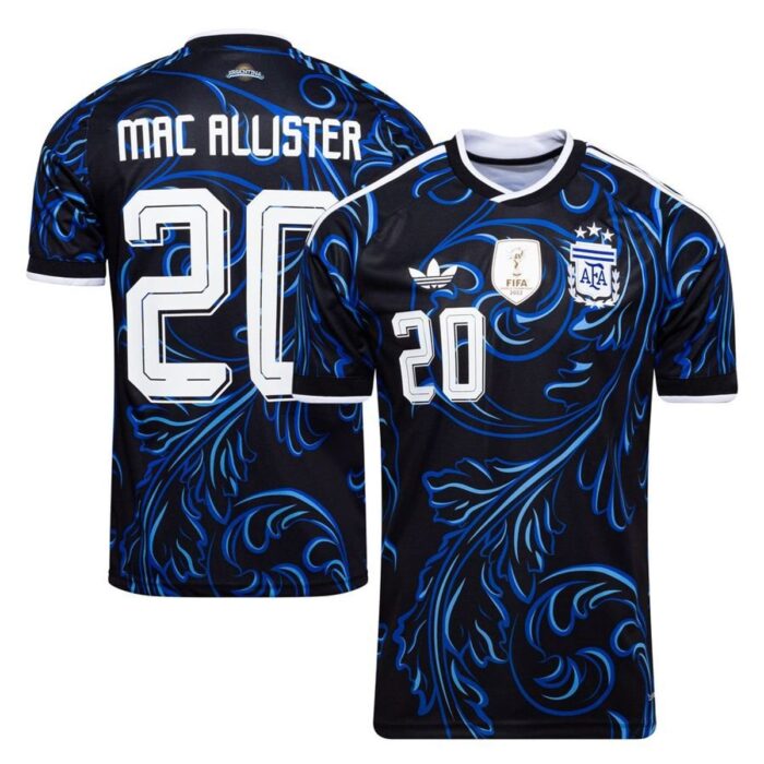 Argentina Away Shirt World Cup 2026 MAC ALLISTER 20