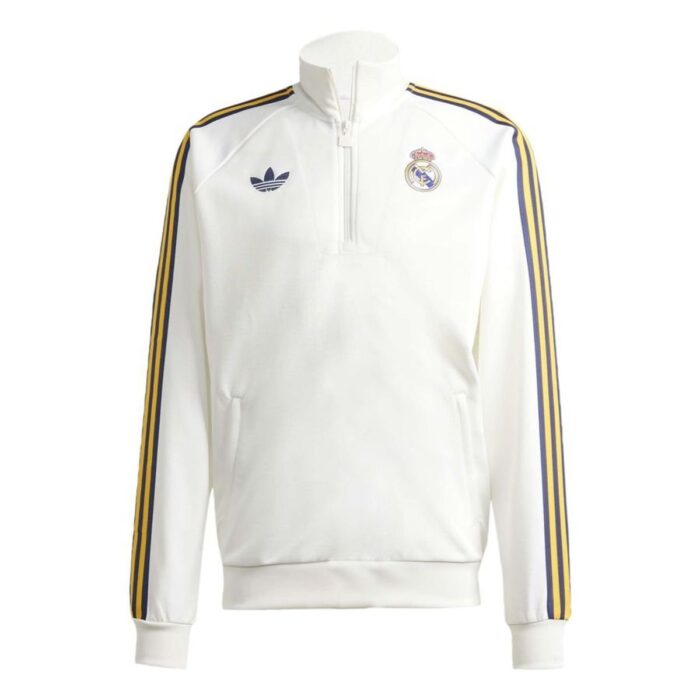 Real Madrid Track Top OG Half Zip - White