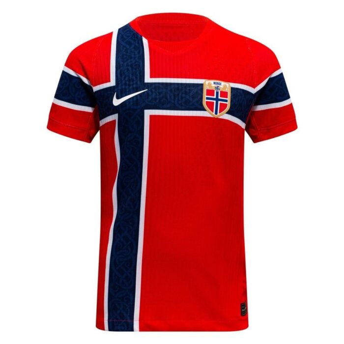 Norway Home Shirt World Cup 2026 Aero-FIT Authentic Kids