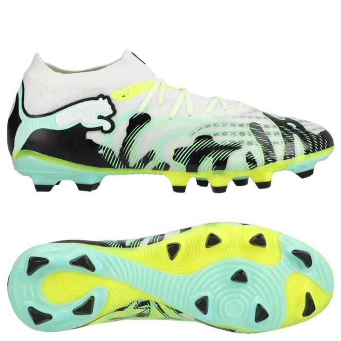 PUMA Future 9 Pro FG/AG Creativity - Yellow Alert/Mint Jelly/PUMA White/PUMA Black