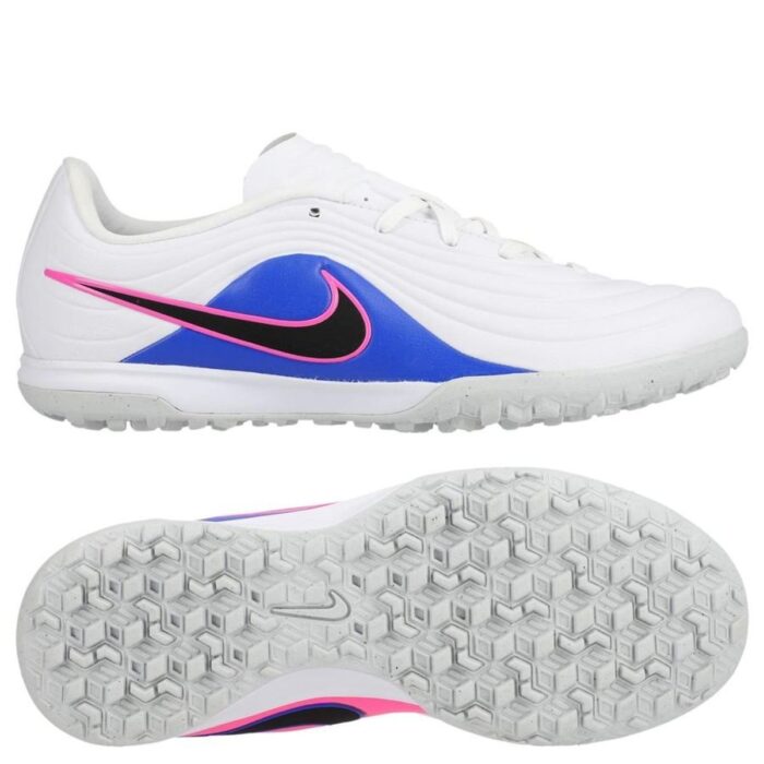 Nike Tiempo Maestro Academy TF Attack - White/Black/Racer Blue/Pink Blast Kids