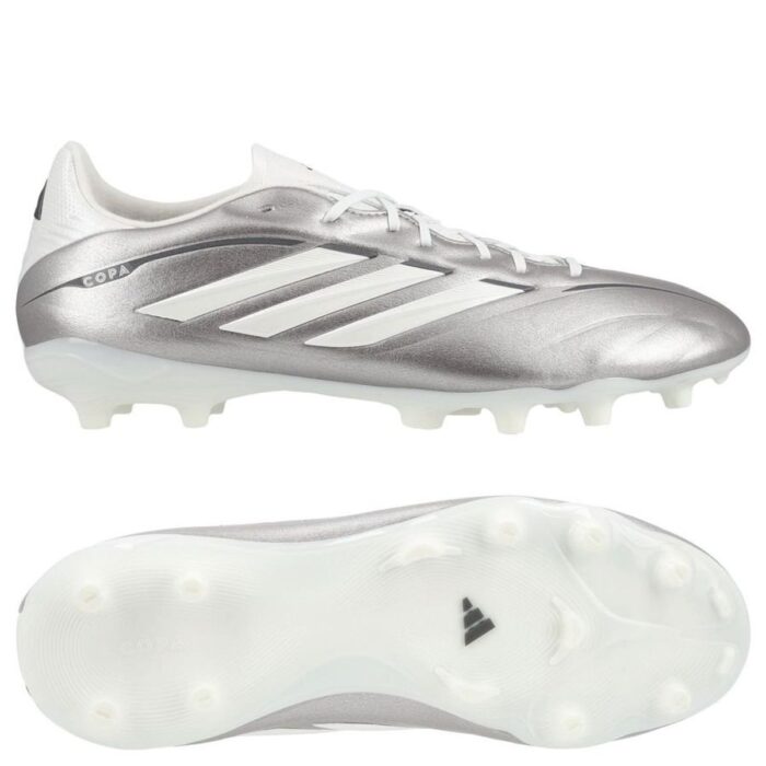 adidas Copa Pure IV League FG Ice Cold Precision - Taupe Metallic/Zero Metallic/Night Metallic Kids