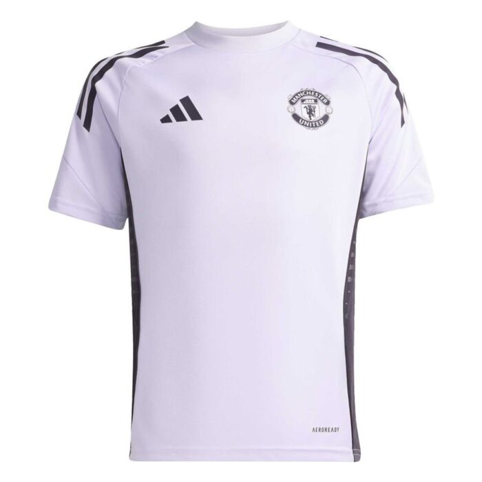 Manchester United Training T-Shirt Tiro 25 - Purple Tint/Aurora Black Kids
