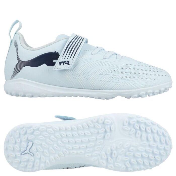 PUMA Future 9 Play Velcro TT Dreamrush - Icy Blue/Blue Jewel Kids