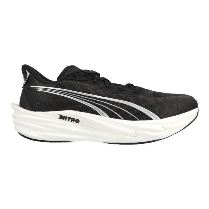 PUMA Running Shoe Deviate Nitro 4 - Black/White/Puma Silver