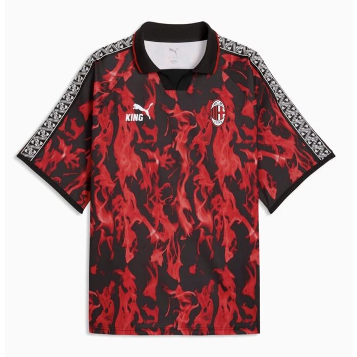 Milan Football Shirt King Retro - For All Time Red/PUMA Black