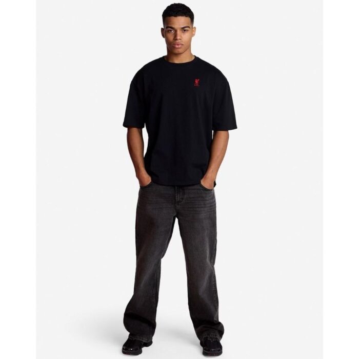 Liverpool Oversized T-Shirt Liverbird - Black