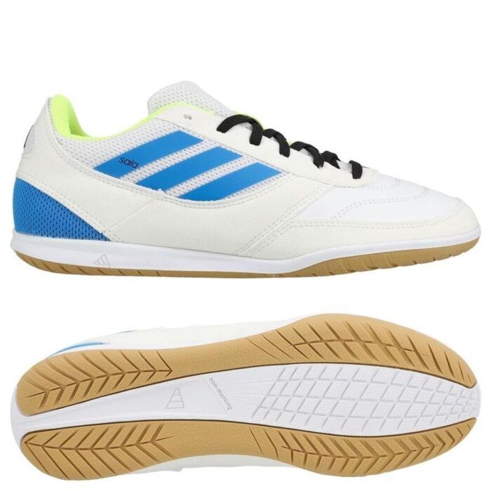 adidas Top Sala Competition IC - Footwear White/Lucid Blue/Solar Yellow Kids