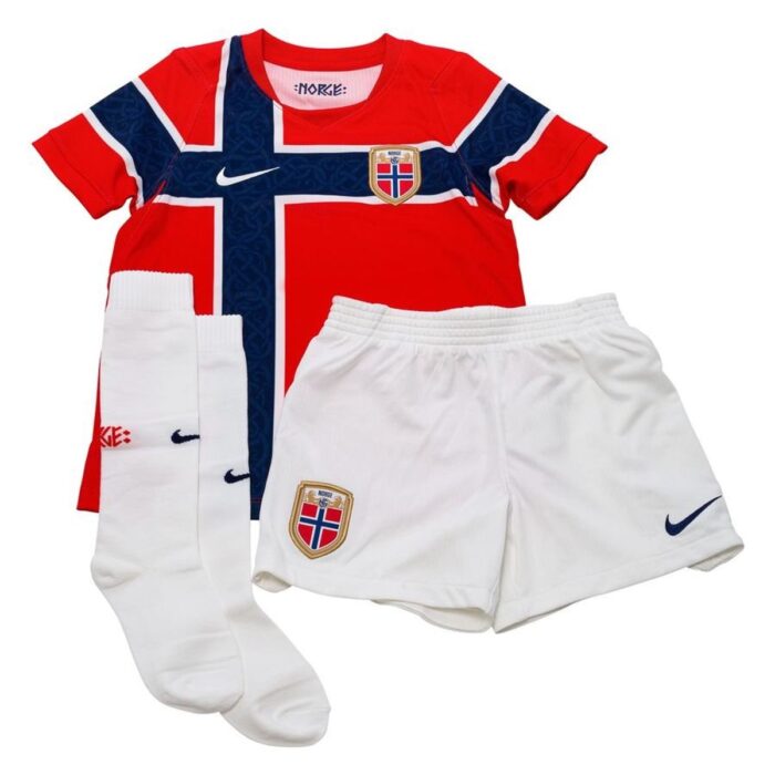 Norway Home Shirt World Cup 2026 Mini-Kit Kids