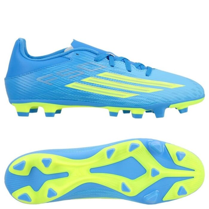 adidas F50 Club FxG Ice Cold Precision - Lucid Ray Blue/Solar Yellow/Light Utility Aqua