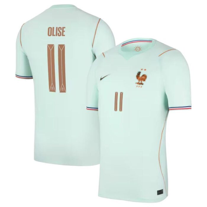 France Away Shirt World Cup 2026 OLISE 11