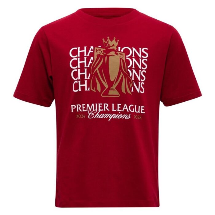Liverpool T-Shirt Champions Trophy - Black/Gold Kids