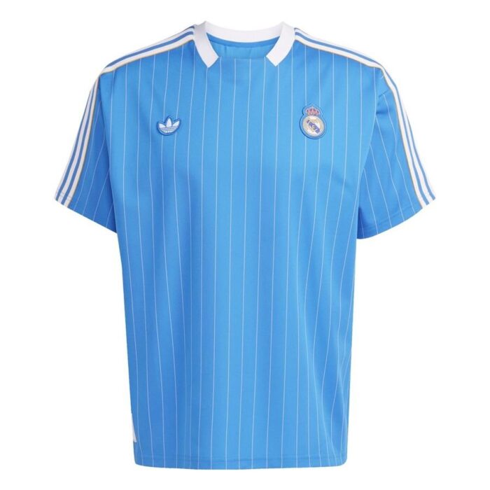 Real Madrid T-Shirt Terrace Icons - Blue Bird/White