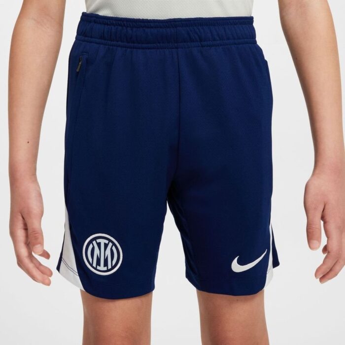 Inter Training Shorts Dri-FIT Strike - Blue Void/Ghost Aqua Kids