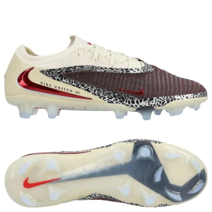 Nike Phantom 6 Elite Low Cut FG United - Burgundy Crush/Universal Red/Fossil