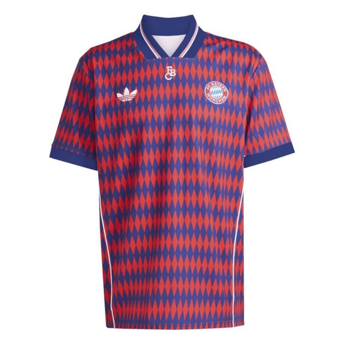 Bayern München T-Shirt Lifestyler - Red/Dark Blue