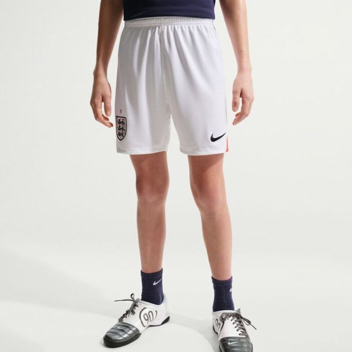 England Home Shorts World Cup 2026 Kids