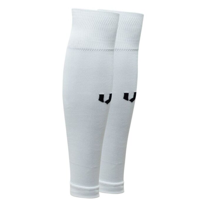 Unisport Football Socks Leg Sleeve - White
