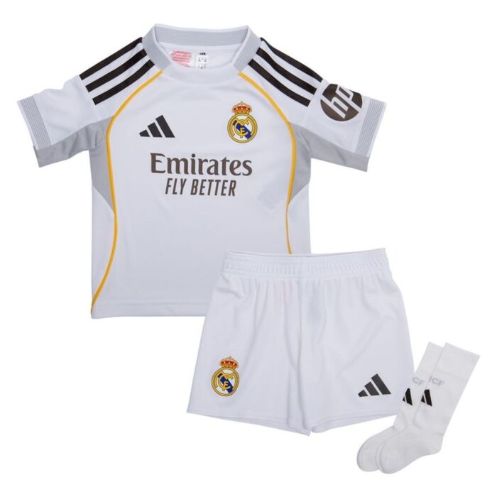 Real Madrid Home Shirt 2025/26 Mini-Kit Kids