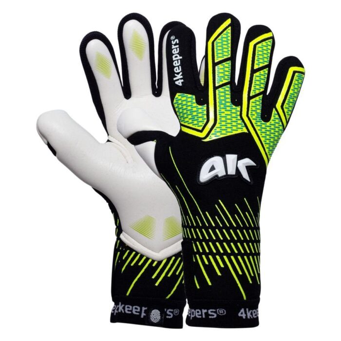4keepers Goalkeeper Gloves NEO VOLT NC - Black/Green