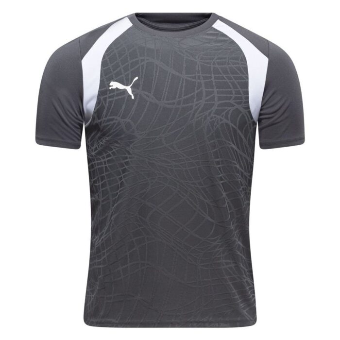 PUMA Training T-Shirt teamFINAL26 - Grey/White Kids