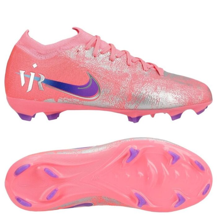 Nike Air Zoom Mercurial Vapor 16 Pro FG Vini Jr. Personal Edition - Sunset Pulse/Old Royal Kids