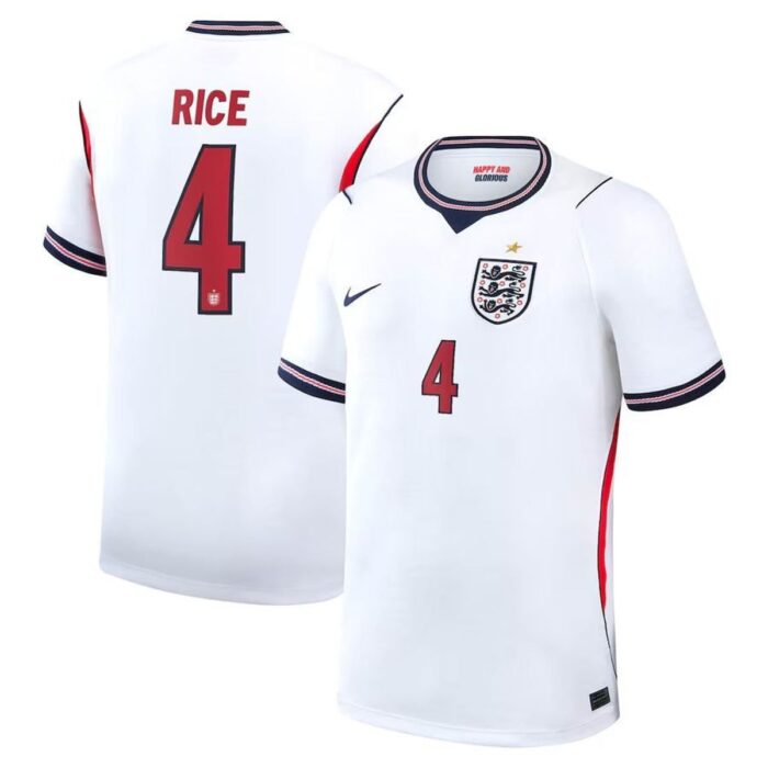 England Home Shirt World Cup 2026 RICE 4