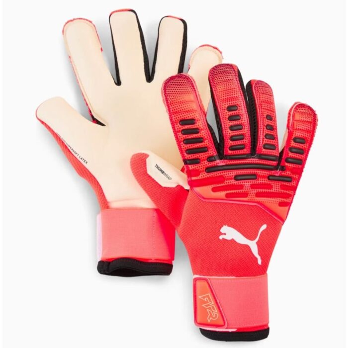 PUMA Goalkeeper Gloves Future Pro Hybrid Unleashed - Glowing Red/PUMA Black