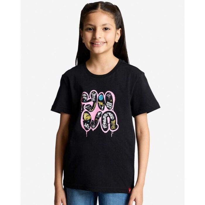 Liverpool T-Shirt YNWA Graffiti - Black Kids