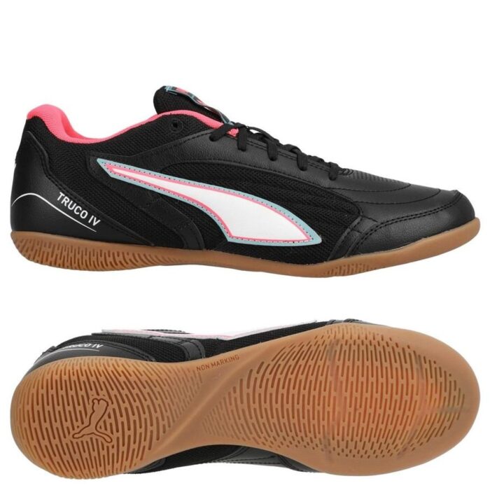 PUMA Truco IV IT - PUMA Black/Pink/PUMA White Kids