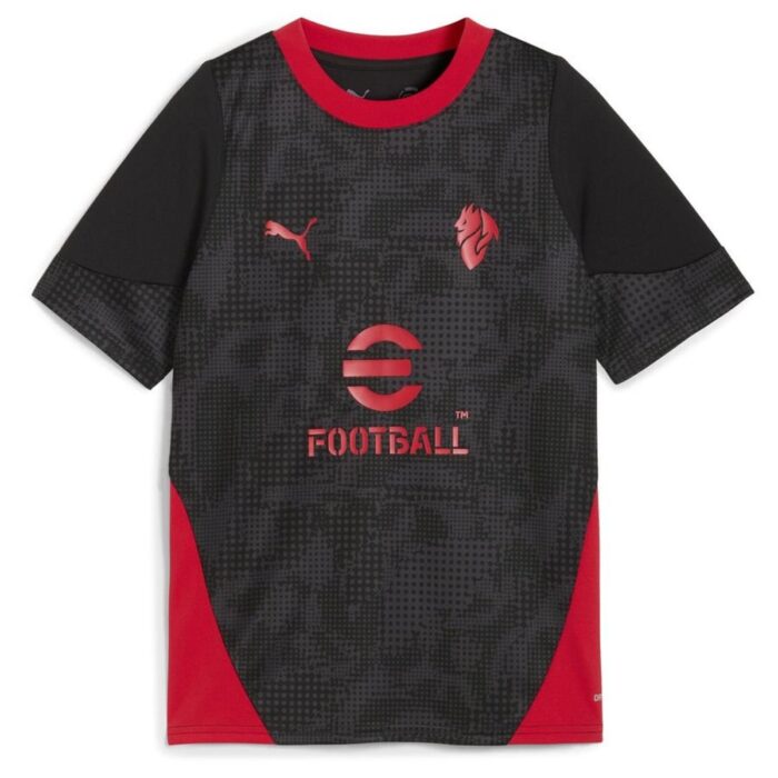 Milan Training T-Shirt - PUMA Black/For All Time Red Kids